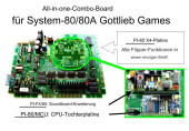 All in one Board für Gottlieb® System 80 / 80A